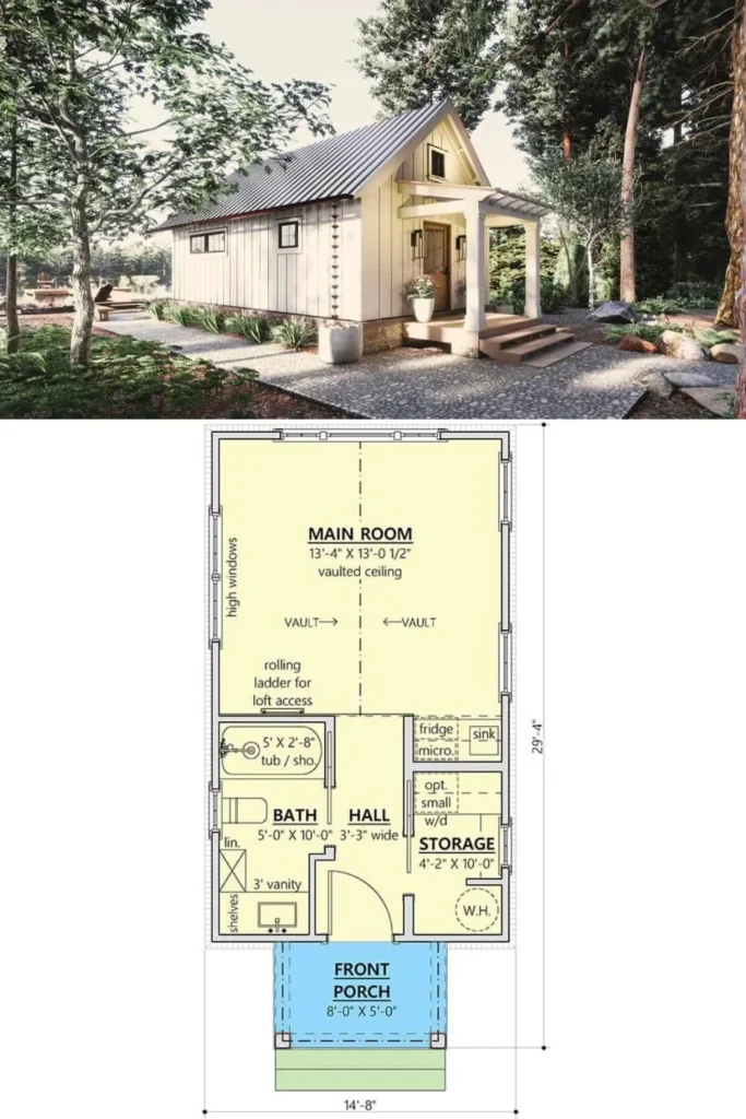 0113 tiny craftsman home smallhometours.com 1