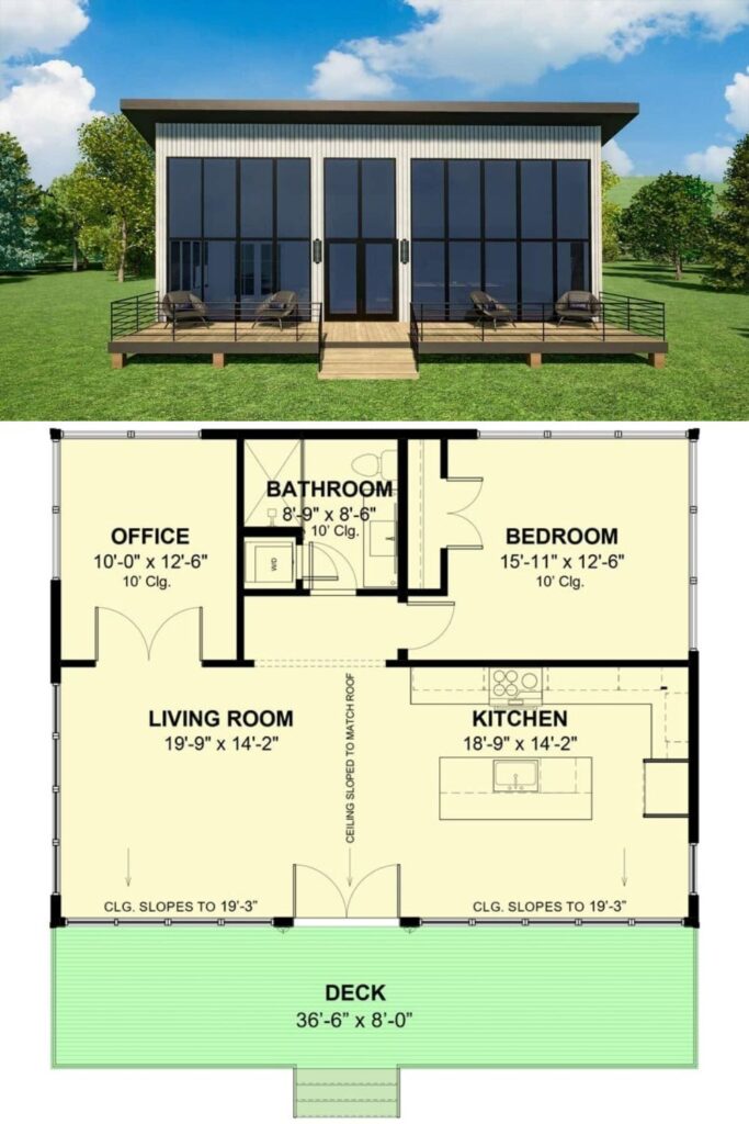 0116 modern lake cottage smallhometours.com 2