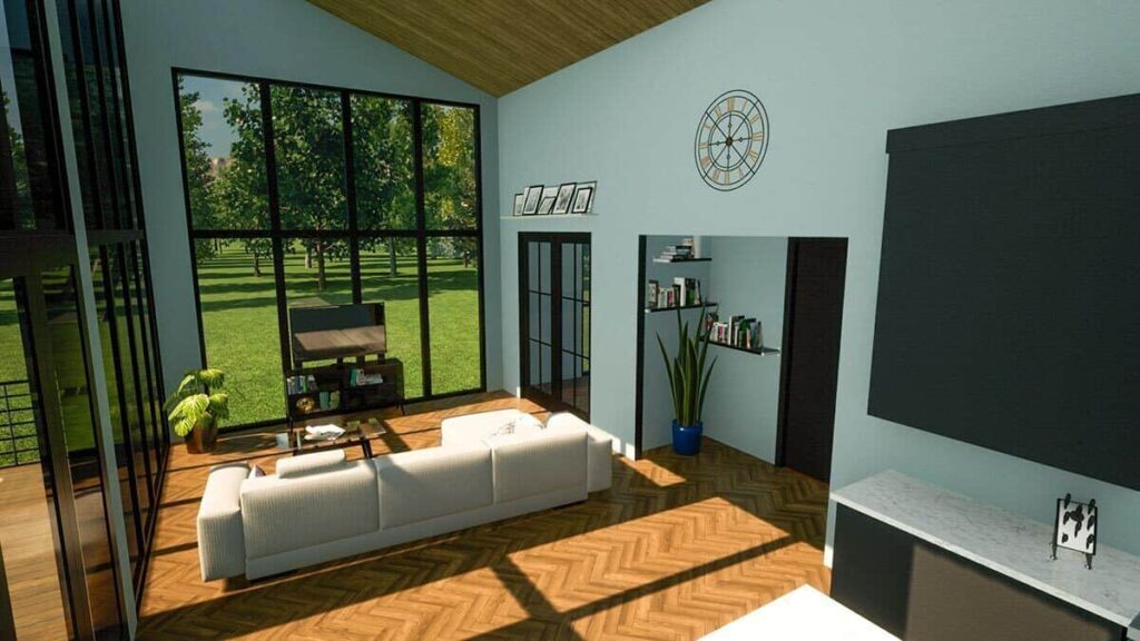 0116 modern lake cottage smallhometours.com 4