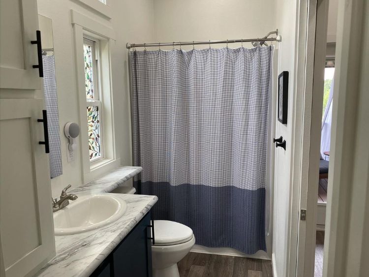0117 Walk inside this charming park model RV. Youll want to move in right away 5