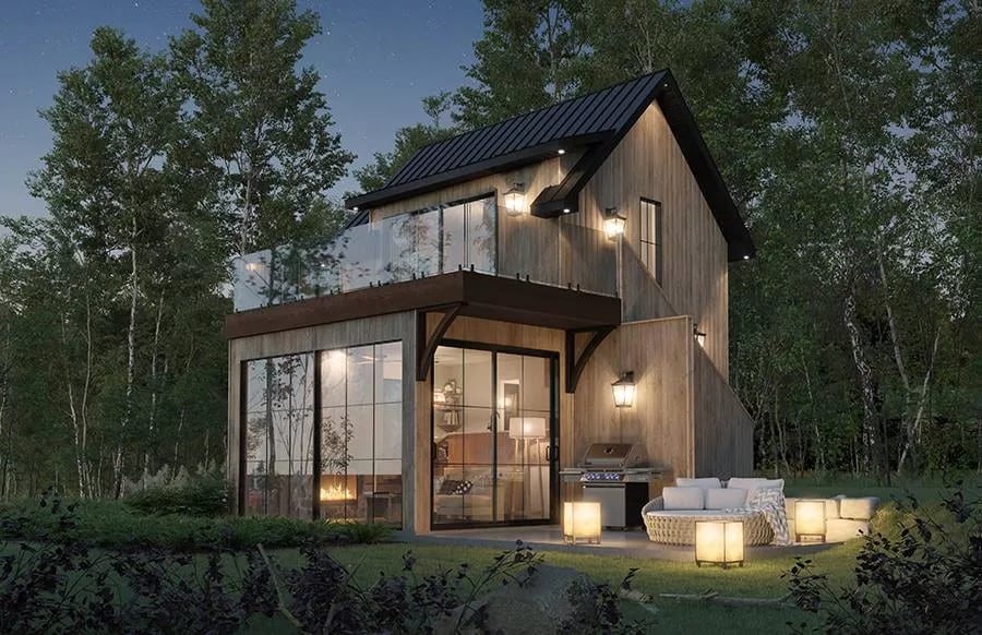0117 rustic rifugio modern cottage smallhometours.com 13