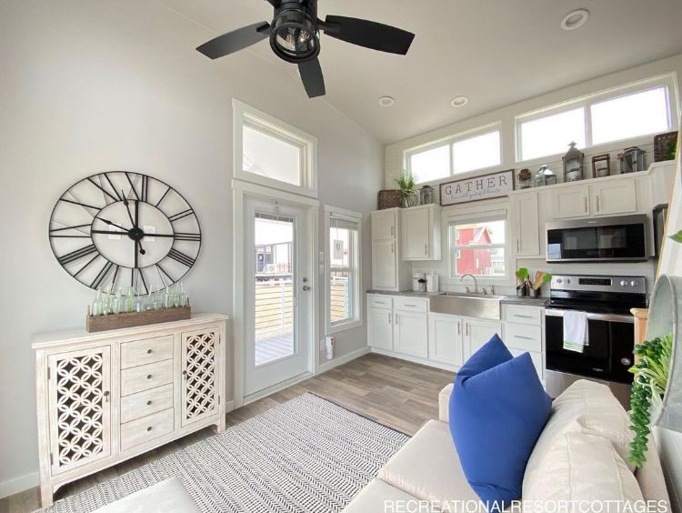 0118 Step inside this farmhouse style tiny home with an interior so luxurious youll forget youre in a RV 4