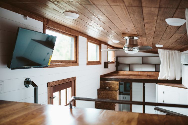 0126 Step through this stunning Dutch door to take a peek inside this tiny home smallhometours.com 7