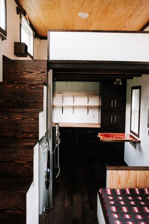 0128 Modern metal siding leads to industrial interiors in this contemporary tiny home smallhometours.com 5