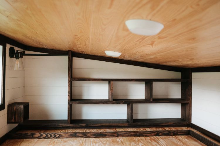 0128 Modern metal siding leads to industrial interiors in this contemporary tiny home smallhometours.com 7