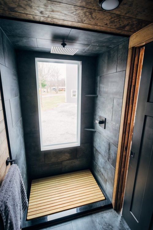 0132 Step inside the Lupine tiny home. It was built for modern comfort smallhometours.com 6