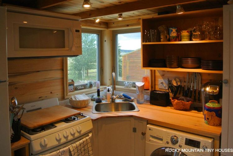 0135 Take a peek inside the Rusted Mountain Roost tiny home smallhometours.com 2