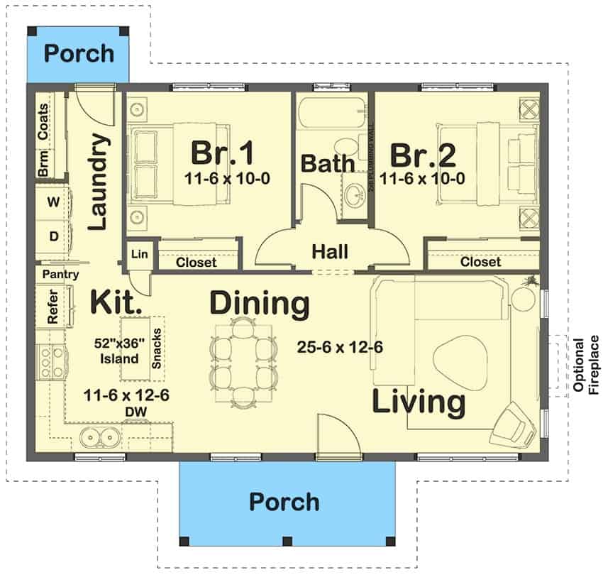 0135 country style rancher home smallhometours.com 12