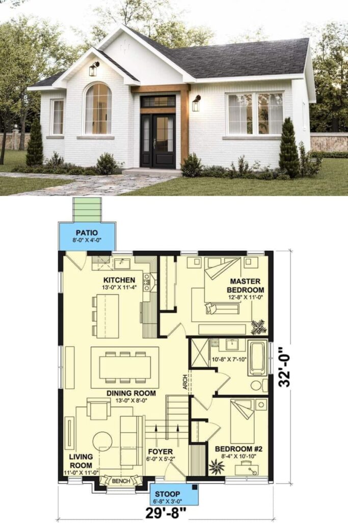 0137 traditional home smallhometours.com 2
