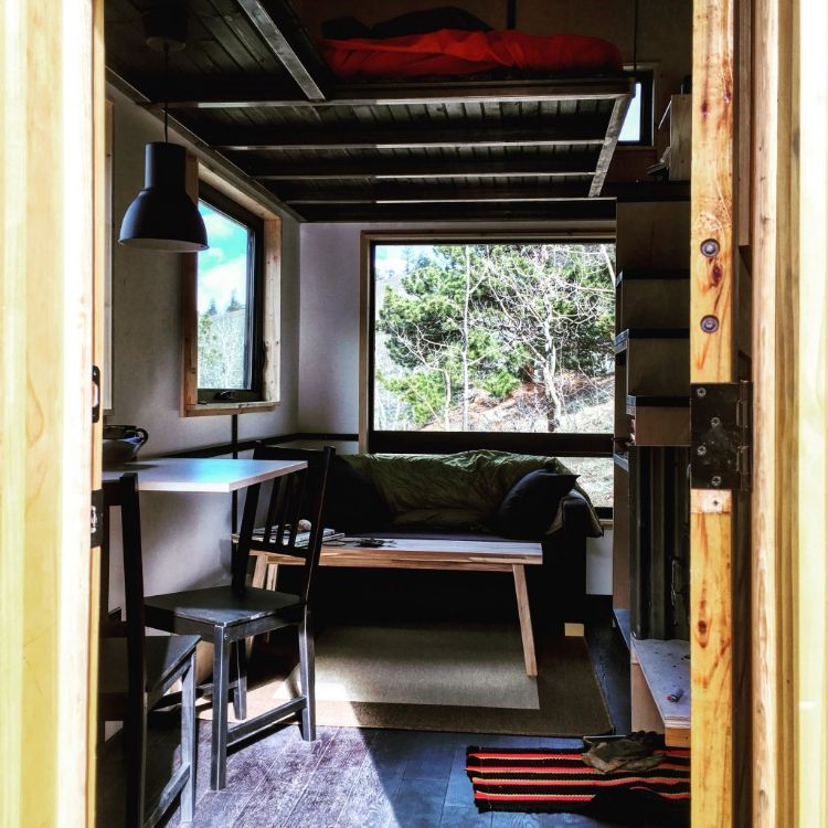 0138 This 14 foot tiny home emphasizes mountain views situated at 9200 feet smallhometours.com 2