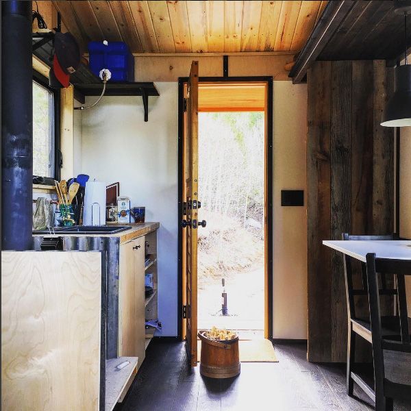 0138 This 14 foot tiny home emphasizes mountain views situated at 9200 feet smallhometours.com 3