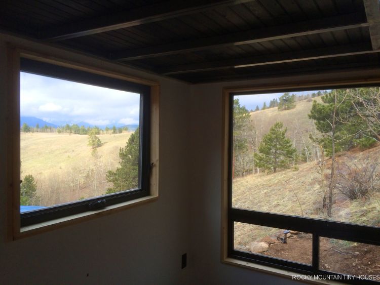 0138 This 14 foot tiny home emphasizes mountain views situated at 9200 feet smallhometours.com 5