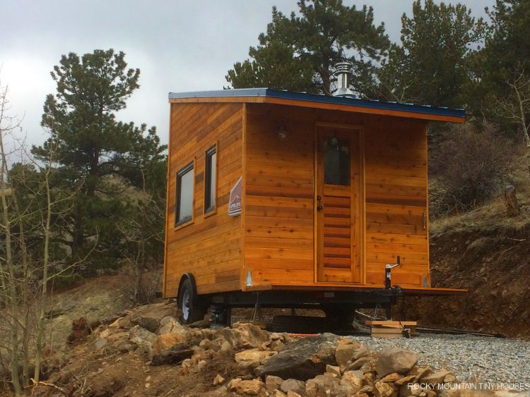 0138 This 14 foot tiny home emphasizes mountain views situated at 9200 feet smallhometours.com 6
