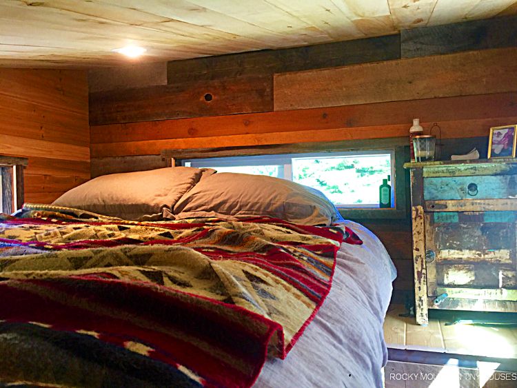 0179 The Dutch door on the Mac Shack is a charming feature of this rustic home smallhometours.com 6