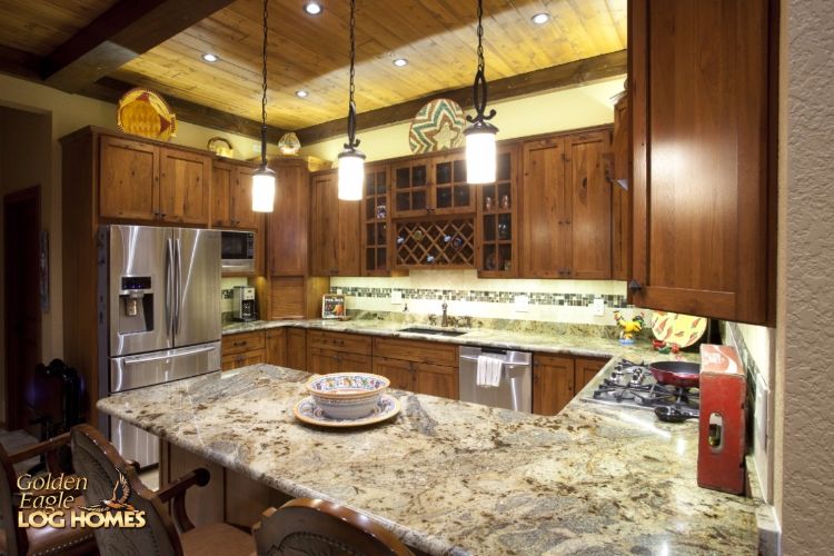 0199 Explore this beautifully lit timber frame home for a glimpse at a true rustic retreat smallhometours.com 7