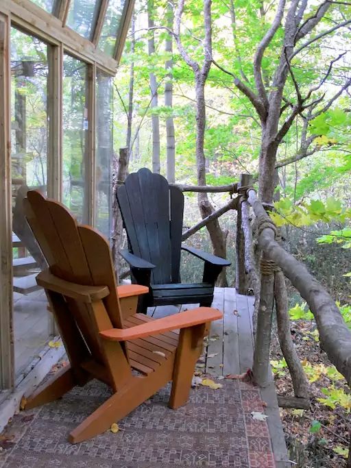 0200 Enjoy this woodland cabins fantastic views then turn toward its gorgeous interior design smallhometours.com 10