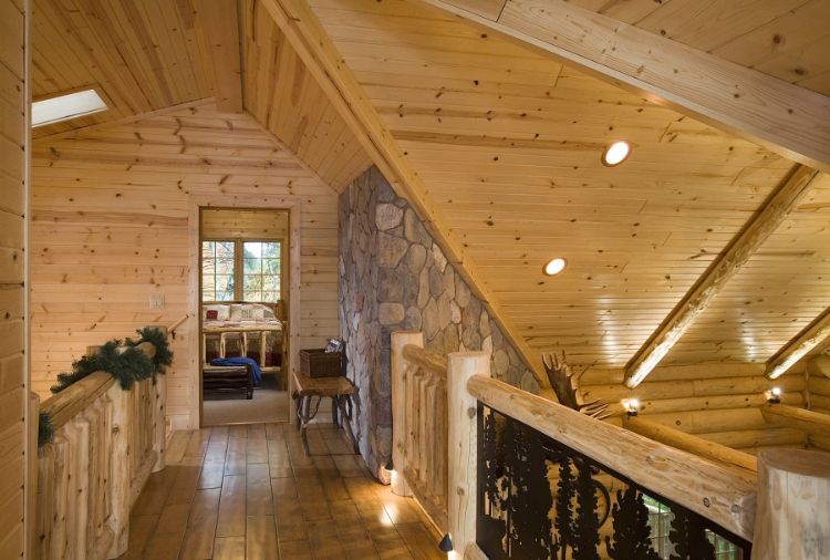 0201 Take a look around the Sawyer log home – it shows how to capture the best of a lakefront smallhometours.com 9