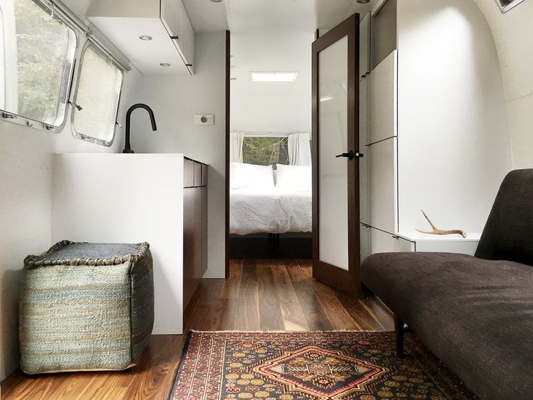 0206 Luxury interiors in this Airstream glampsite seem more at home in a five store resort smallhometours.com 2