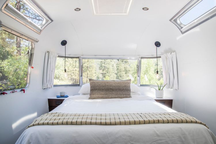 0206 Luxury interiors in this Airstream glampsite seem more at home in a five store resort smallhometours.com 4