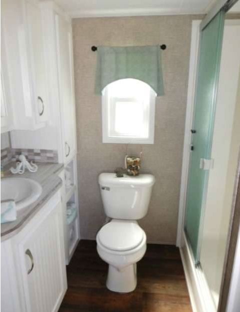 0217 Exquisite modern park model has all the right vibes check out its pristine interior smallhometours.com 4