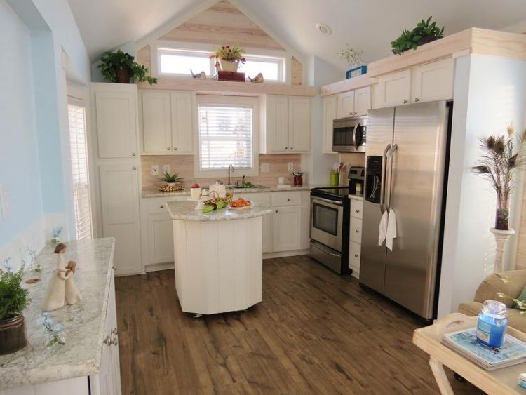 0223 Step inside this real life dollhouse and get blown away by its all star kitchen smallhometours.com 2