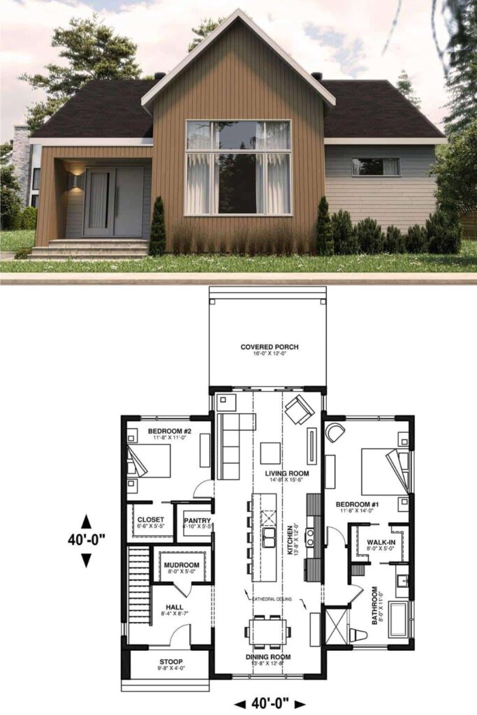 0319 126 2008 ranch style home the plan collection smallhometours 2