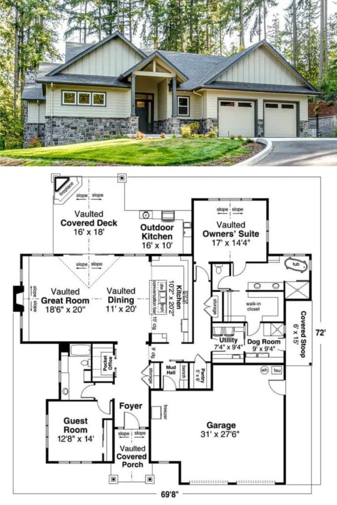 0324 108 2019 transitional craftsman the plan collection smallhometours 2