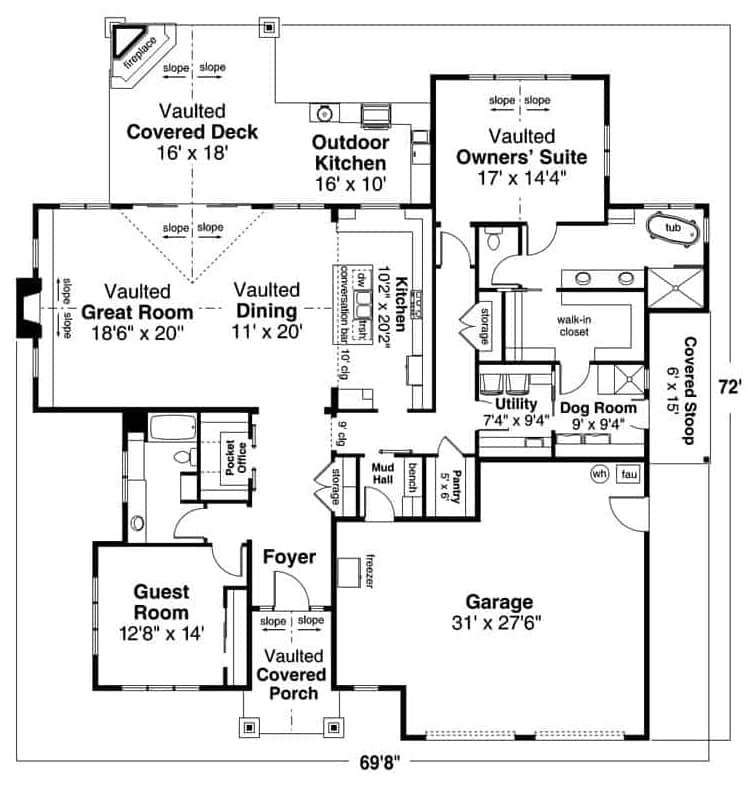0324 108 2019 transitional craftsman the plan collection smallhometours 24