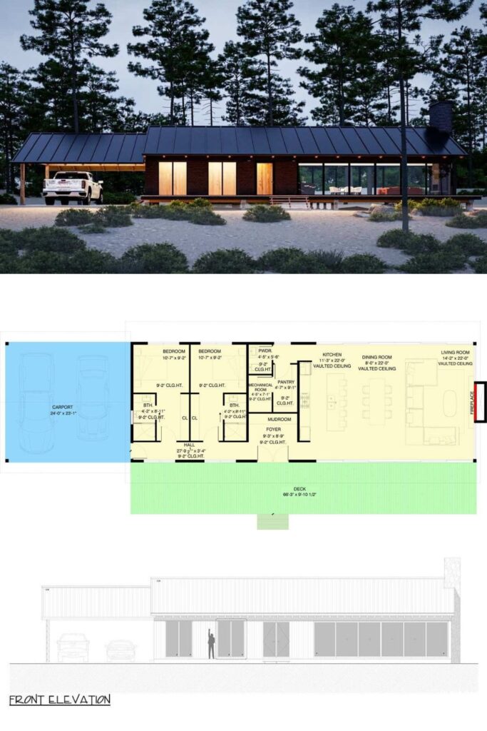 0332 311047RMZ mid century modern cabin architectural designs smallhometours 2