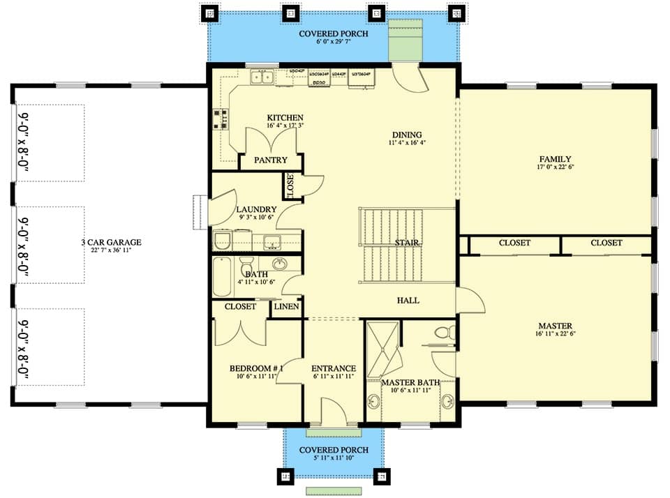 0336 61471UT ranch style home architectural designs smallhometours 14