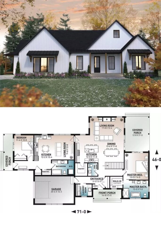 0341 THD 8826 multi generational farmhouse the house designers smallhometours 2