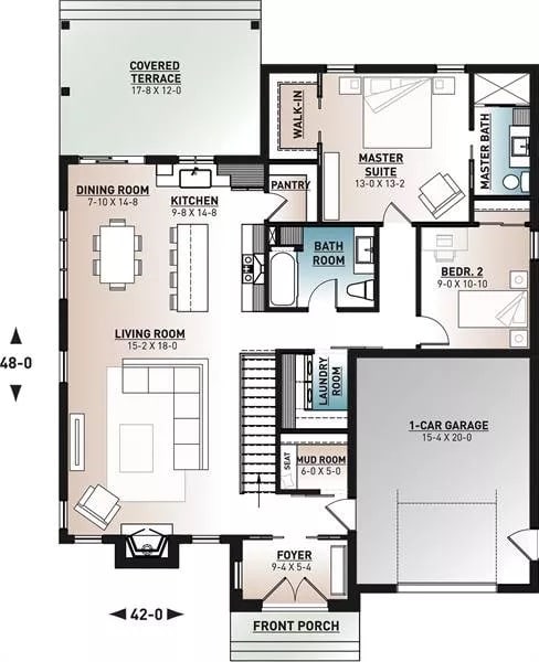 0343 THD 8825 duluth rustic craftsman the house designers smallhometours 11