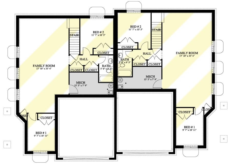 0345 61478UT southern home architectural designs smallhometours 17