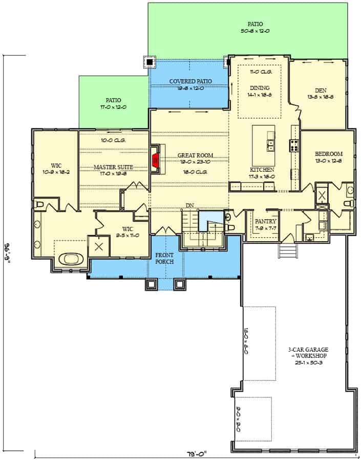 0347 95241RW modern hill country home architectural designs smallhometours 23