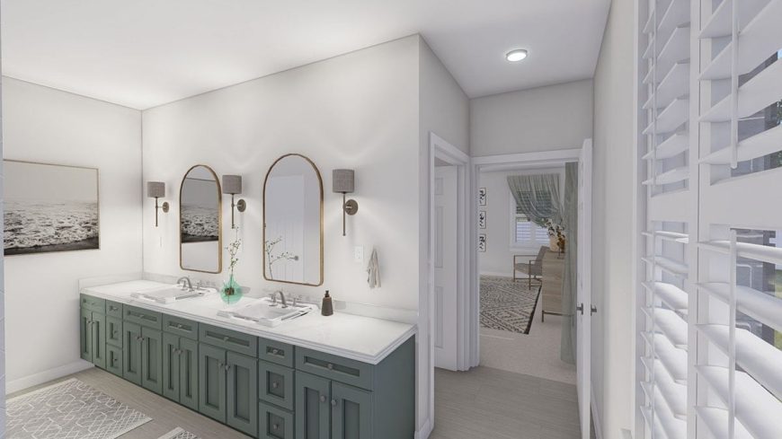 0349 2 bedroom two story mountain home with bonus room above the garage smallhometours 4