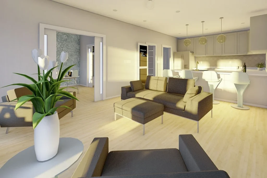 0351 single story 2 bedroom compact home with open living space smallhometours 4