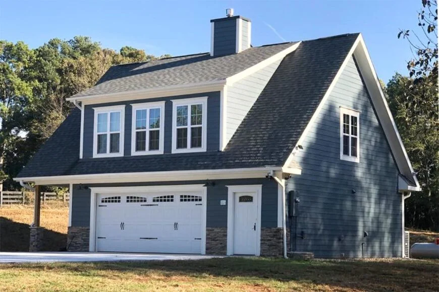 0357 2 bedroom two story carriage house with shed dormer smallhometours 4