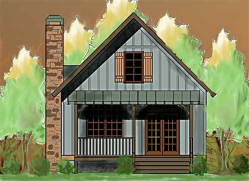 0358 two story 2 bedroom cabin retreat smallhometours 10