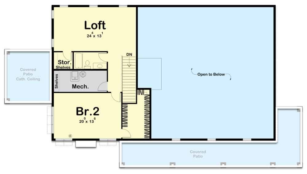 0360 country style two stroy 2 bedroom barndominium smallhometours 17
