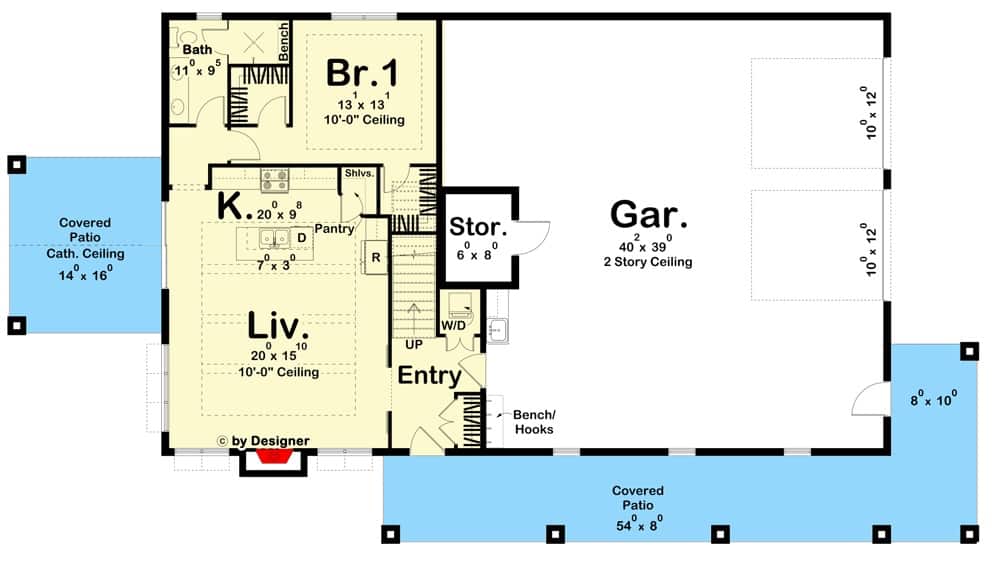 0360 country style two stroy 2 bedroom barndominium smallhometours 18