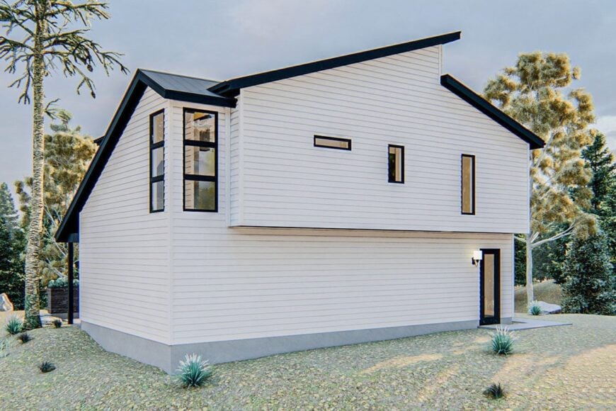 0370 2 bedroom two story modern carriage home with upper level deck smallhometours
