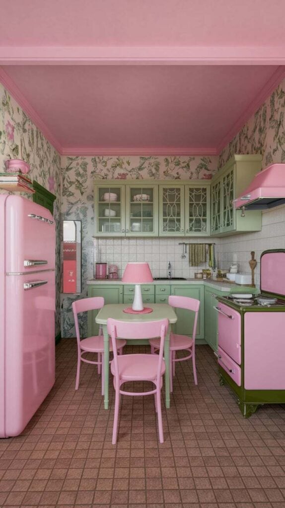 Kitschy Kitchen Inspo Decor Ideas Inspirations smallhometours.com 8