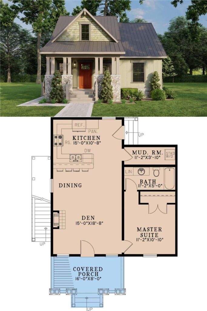 0387 193 1304 rustic home the plan collection smallhometours 2