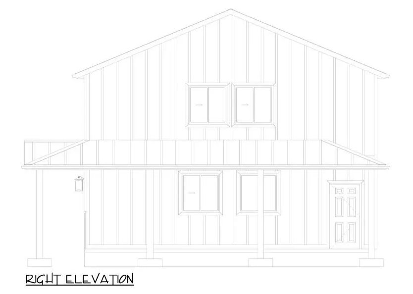 0398 61504UT two story barndominium architectural designs smallhometours.com 14