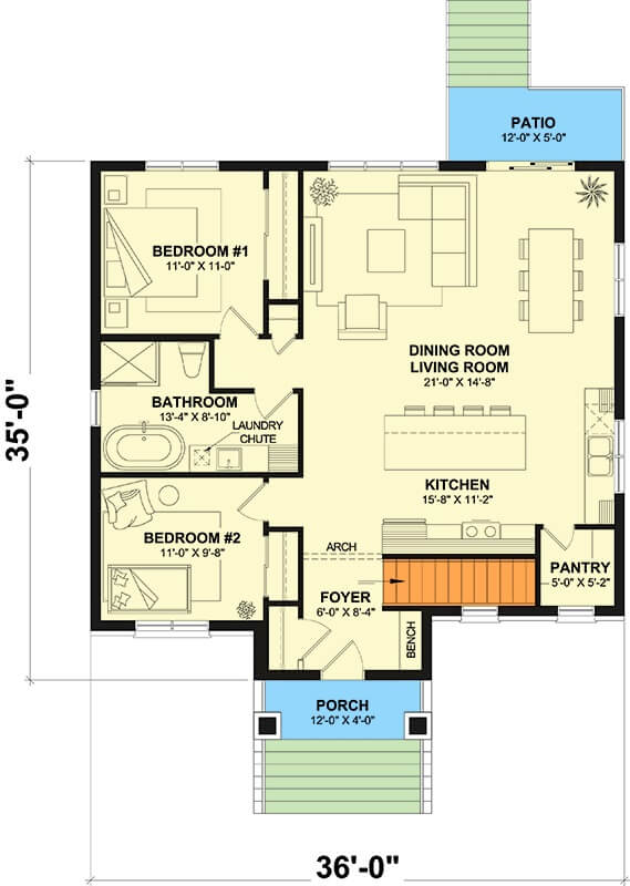 0403 22691DR cottage home architectural designs smallhometours.com 12
