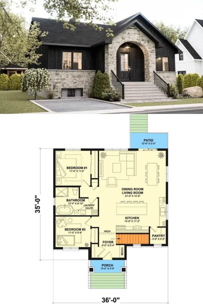 0403 22691DR cottage home architectural designs smallhometours.com 2