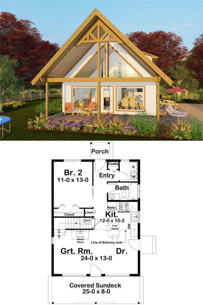 0405 177 1067 country a frame home the plan collection smallhometours.com 2