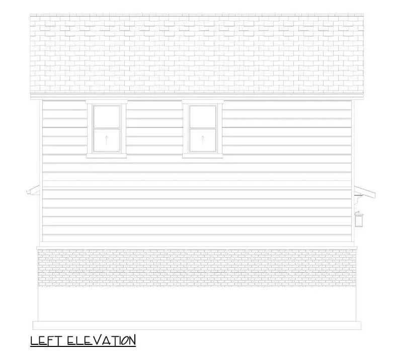 0407 61507UT traditional carriage home architectural designs smallhometours.com 4