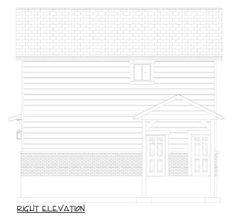 0407 61507UT traditional carriage home architectural designs smallhometours.com 5