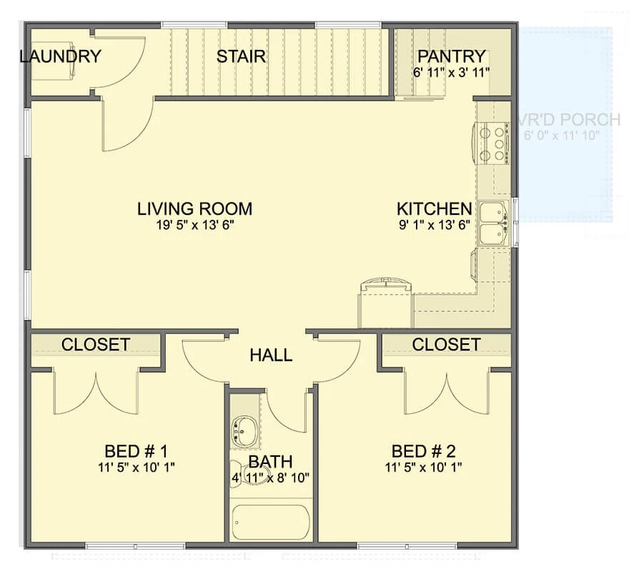 0407 61507UT traditional carriage home architectural designs smallhometours.com 7